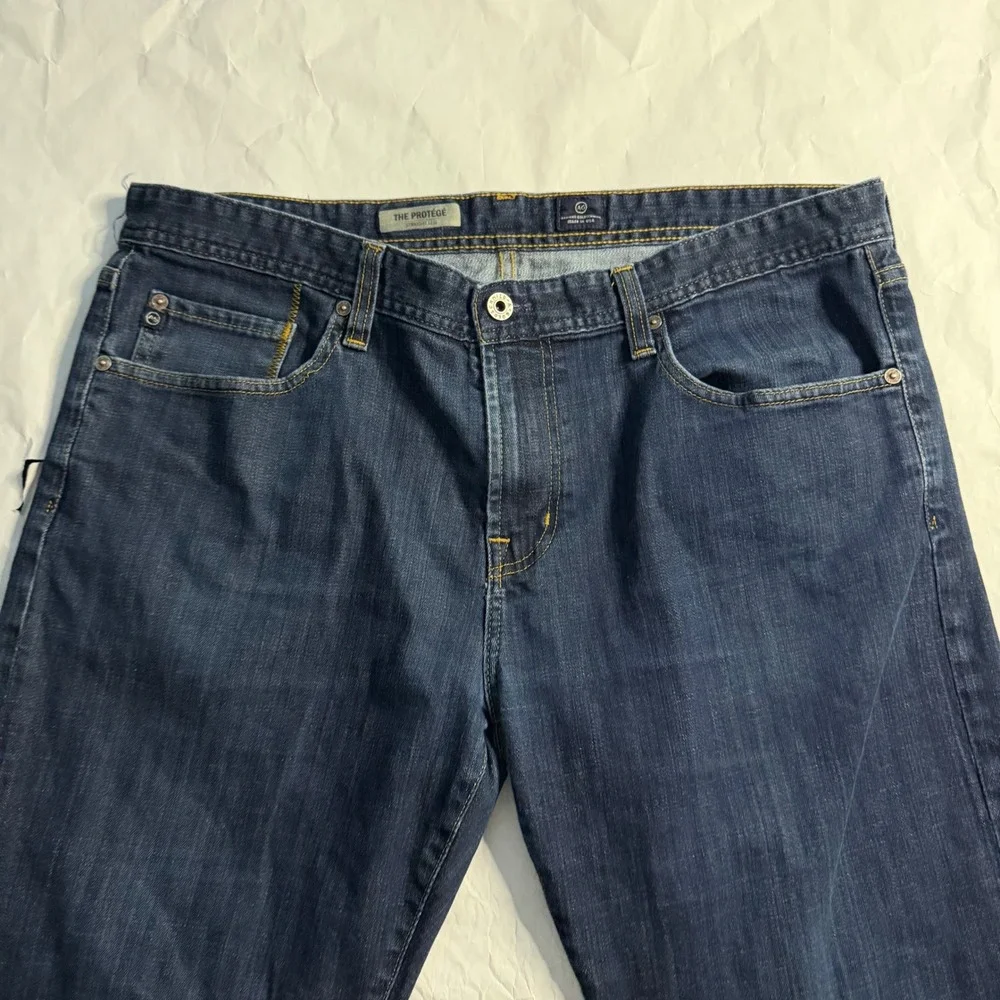 AG Adriano Goldschmied Protege Straight Leg Jeans Mens Indigo Dark Wash 38x30‎